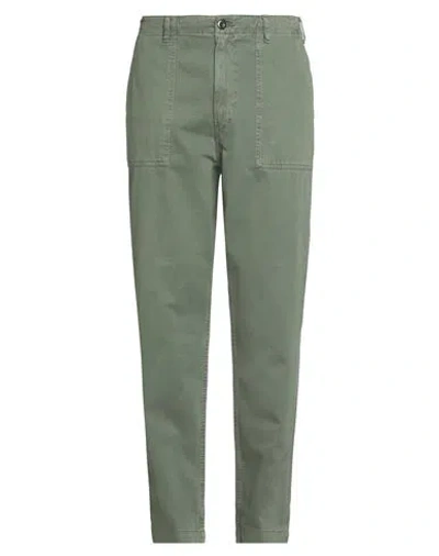 Hartford Man Pants Military Green Size 36 Cotton