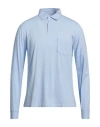 Hartford Man Polo Shirt Sky Blue Size L Paper