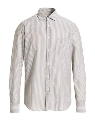 Hartford Man Shirt Grey Size M Cotton In Gray