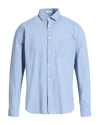 Hartford Man Shirt Light Blue Size M Cotton