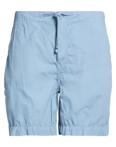 Hartford Man Shorts & Bermuda Shorts Light Blue Size 38 Cotton