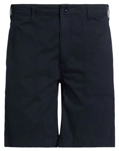 Hartford Man Shorts & Bermuda Shorts Midnight Blue Size 38 Cotton