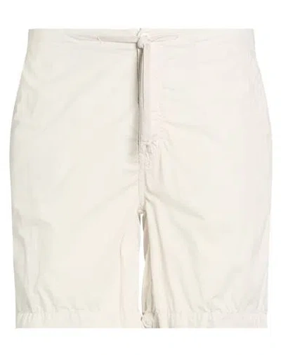Hartford Man Shorts & Bermuda Shorts Off White Size 38 Cotton