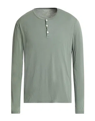 Hartford Man T-shirt Sage Green Size L Cotton
