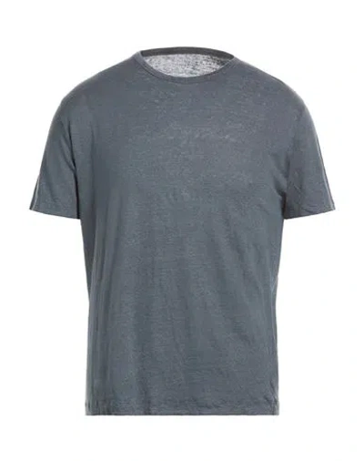 Hartford Man T-shirt Slate Blue Size Xl Linen