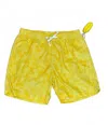 Hartford Men's Mid Length Swim Short In Sun In Yellow