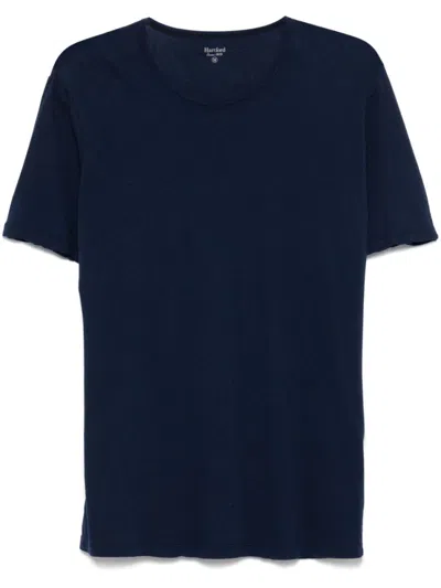 HARTFORD MEN NAVY BLUE COTTON T-SHIRT, XXL LUXURY T-SHIRTS FOR MEN DARVEYS