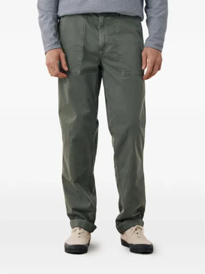 Hartford Patch-pocket Trousers In Green
