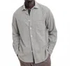 Hartford Paul Brushed Checked Flannel Shirt In Green Ivory In Gray