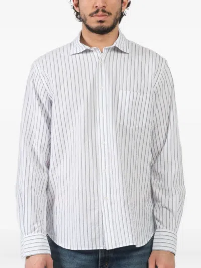 Hartford Paul Striped Button-up Shirt