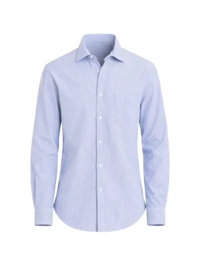 Hartford Paul Striped Shirt In Blue