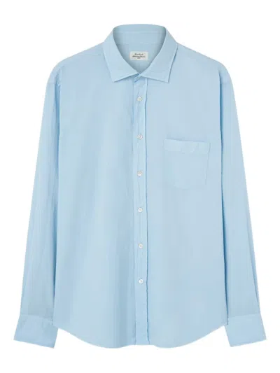 Hartford Pocket Long-sleeve Shirt In Blue