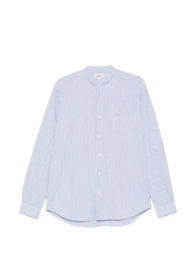Hartford Premium Striped Shirt In White