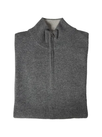 Hartford Quarter-zip Sweater In Black