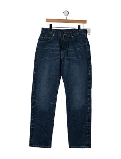 Pre-owned Hartford Straight-leg Jeans In Blue