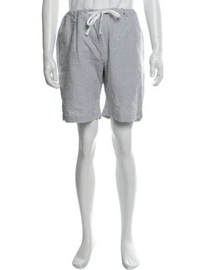 Pre-owned Hartford Striped Shorts W/ Tags In White