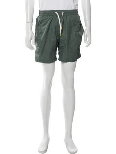 Pre-owned Hartford Swim Trunks In Green