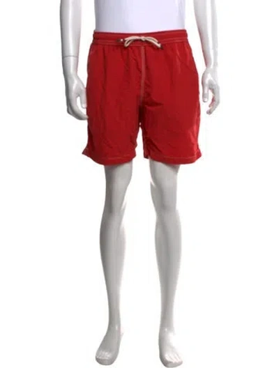 Pre-owned Hartford Swim Trunks W/ Tags In Red