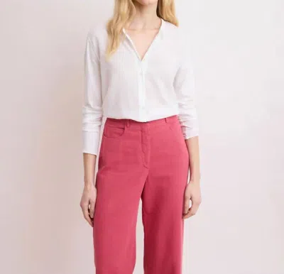 Hartford Taha Knitted Shirt Top In White