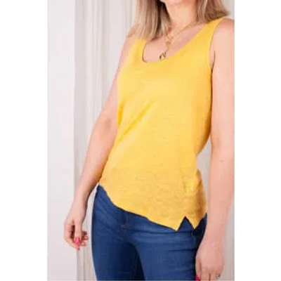 Hartford Telord Vest In Daisy In Yellow