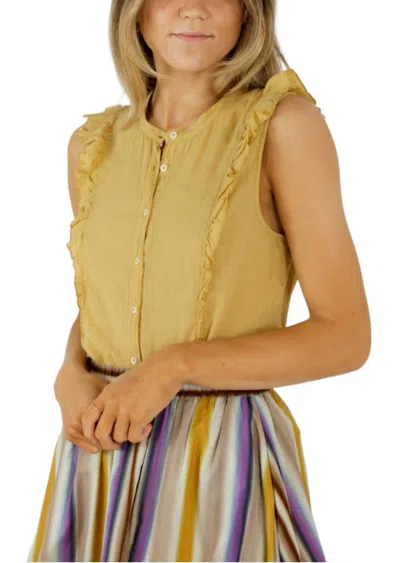 Hartford Teory Shirt In Pollen In Yellow