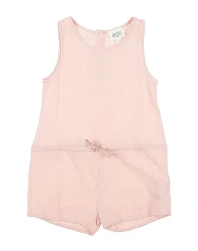 Hartford Babies'  Toddler Girl Jumpsuit Blush Size 4 Cotton In Pink