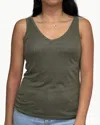 Hartford Toshio Knit Tank In Army In Neutral