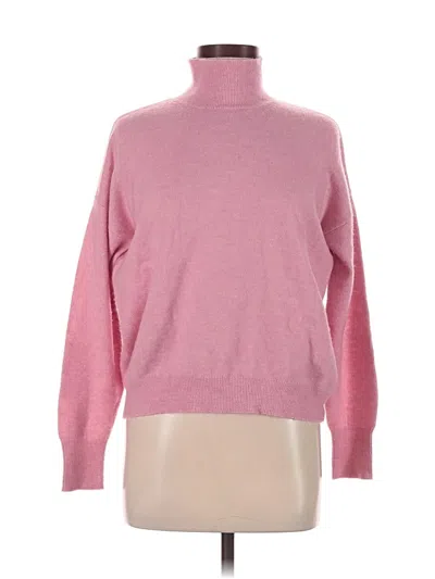 Pre-owned Hartford Turtleneck Sweater In Pink