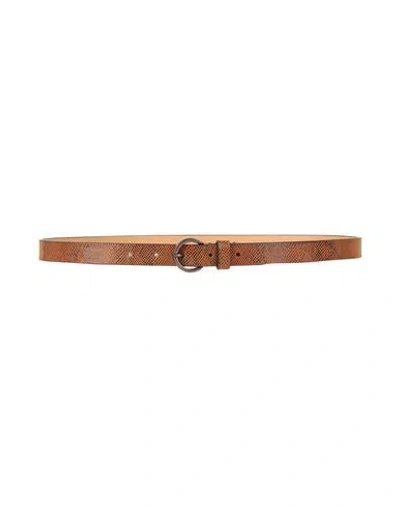 Hartford Woman Belt Tan Size 36 Cowhide In Brown