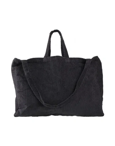 Hartford Woman Handbag Steel Grey Size - Cotton In Black