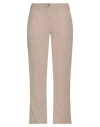 Hartford Woman Pants Light Brown Size 2 Cotton, Linen In Beige