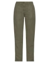 Hartford Woman Pants Military Green Size 1 Cotton, Linen
