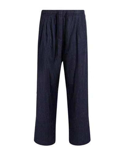 Hartford Woman Pants Navy Size 3 Wool, Cotton, Polyester