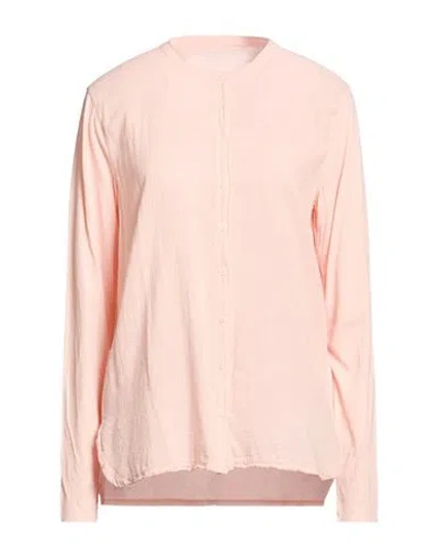 Hartford Woman Shirt Light Pink Size 3 Cotton
