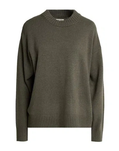 Hartford Woman Sweater Grey Size 3 Wool, Viscose, Polyamide, Cashmere In Green