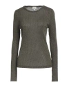 Hartford Woman Sweater Military Green Size 3 Viscose, Polyester, Polyamide