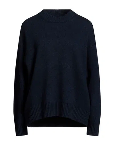 Hartford Woman Sweater Navy Size 3 Wool, Viscose, Polyamide, Cashmere In Blue