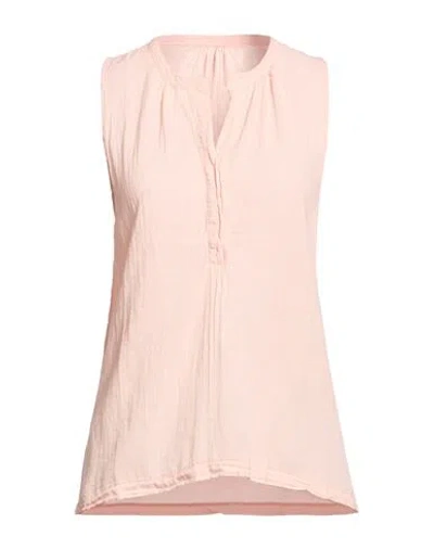 Hartford Woman Top Light Pink Size 2 Cotton