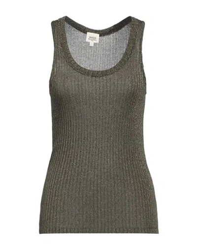 Hartford Woman Top Military Green Size 3 Viscose, Metallic Polyester, Polyamide In Gray