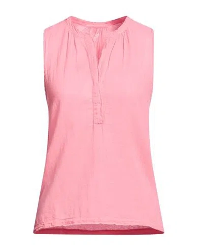 Hartford Woman Top Pink Size 3 Cotton