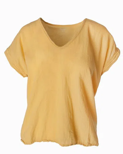 Hartford Women's Towa Knit T-shirt In Daisy In White