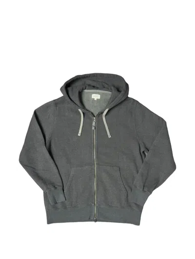Hartford Zip-up Drawstring Hoodie In Gray