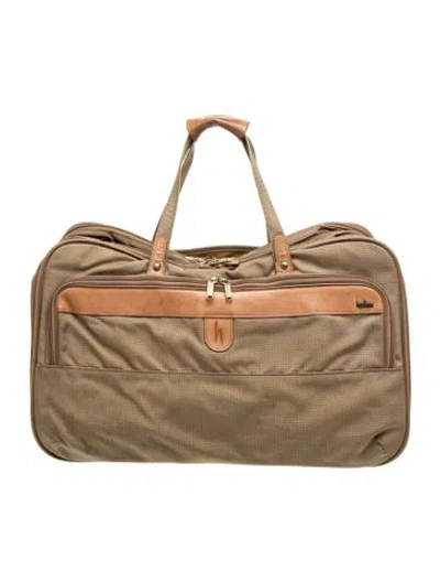Pre-owned Hartmann Canvas Carry-on Bag In Brown