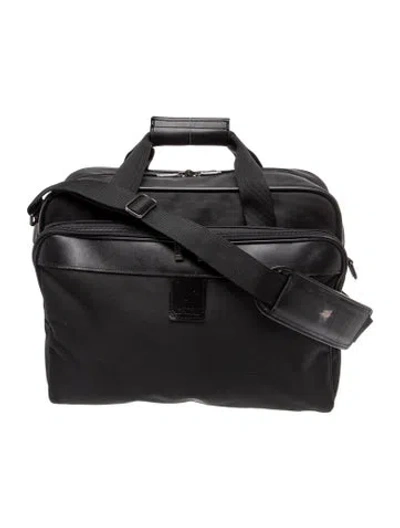 Pre-owned Hartmann Canvas Luggage Carry On In Black