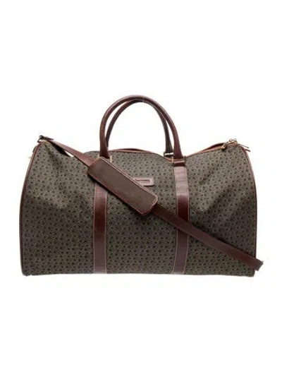 Pre-owned Hartmann Canvas Weekender Bag In Brown