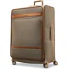 Hartmann Herringbone Deluxe Extended Journey Expandable Spinner In Brown