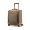 Hartmann Herringbone Deluxe Underseat Carry On Spinner In Terracotta Herringbone