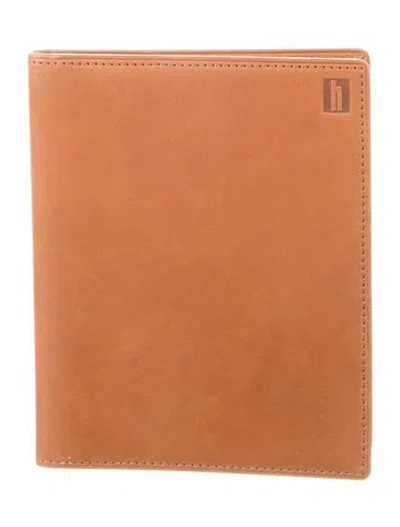 Pre-owned Hartmann Men's Leather Passport Holder In Neutral