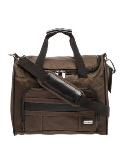 Pre-owned Hartmann Nylon Carry-on In Brown