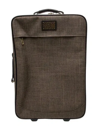 Pre-owned Hartmann Rolling Suitcase In Brown